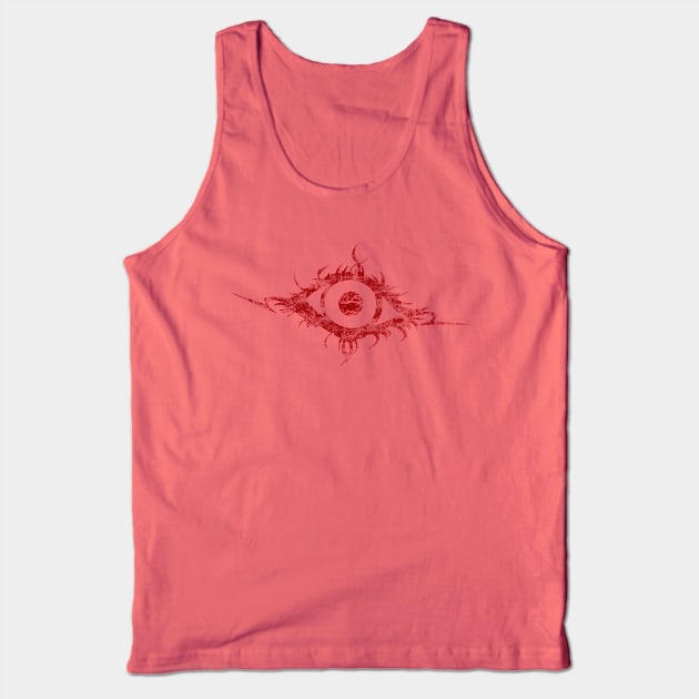 Art is in the EYE of the beholder (red) Tank Top by ReaRyuugu